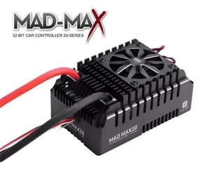 MAD MAX-20 ESC 32-BIT 6-12S LiPo 400-2700A 1/5 for Car Brushles Motor + 4x QS10 - Picture 1 of 15