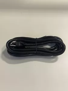 New in bag 10ft 3.05m Black 3-Prong AC power cord 15A 125V 18AWG Heavy Duty - Picture 1 of 3