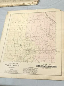 Mapa Colby 1882 ~ Williamsburg, Maine ~ Propietarios mostrados, bonitos detalles - Imagen 1 de 8