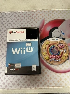 Kirby and the Rainbow Curse Nintendo Wii U 2015 Disc Only Tested Working - Picture 1 of 1