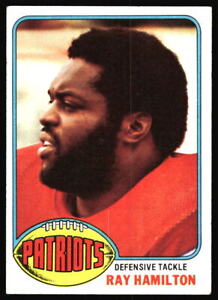 1976 Topps Ray Hamilton  Rookie  #47 New England Patriots