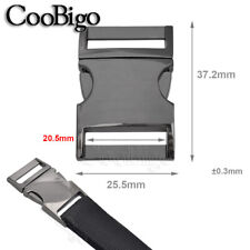 1X Metal 3/8"~1" Side Release Buckle Paracord Bracelet Leather Backpack Strap