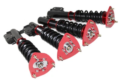 EMUSA Coilover Suspension ROJO para 06-07 Subaru Impreza WRX Limited Wagon 4D 2.5L Foto 1 de 4