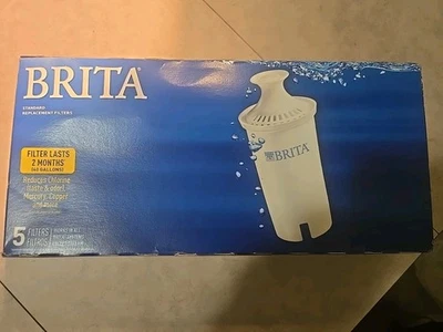 Brita 5 Pack  Pitcher Replacement Filters New Sealed - Image 1 of 3