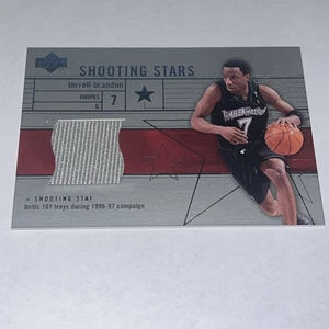 2003-04 Upper Deck Shooting Stars Terrell Brandon #SS-TB Patch -c76 - Bild 1 von 2