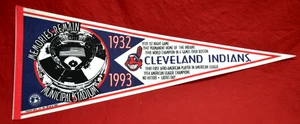 BANDERÍN VINTAGE CLEVELAND INDIANS FINAL GAME 1993 * EXCELENTE ESTADO. * 30" POR 12" - Imagen 1 de 10