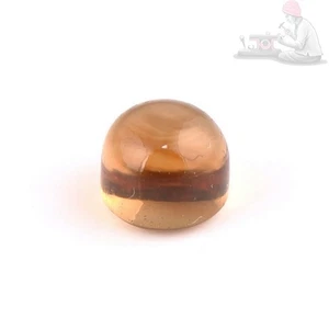 Citrino giallo 4 mm cabochon tondo pietre preziose naturali sciolte 1 PZ 0,47 CTS - Foto 1 di 5