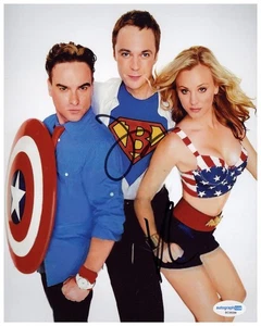 Kaley Cuoco & Jim Parsons Signed 8x10 Photo The Big Bang Theory Autograph ACOA 1 - Picture 1 of 1