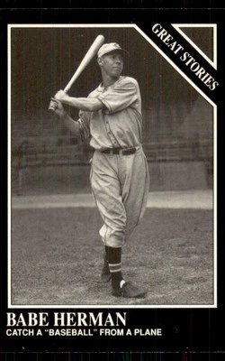 1991 The Sporting News Conlon Collection #169 Babe Herman Cincinnati Reds - Image 1 of 2