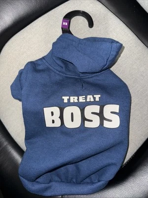 🐶Youly the comic Dog Sweater/Hoodie  (Extra Small Blue) 11 - 13  In [Brand New] - Image 1 of 2