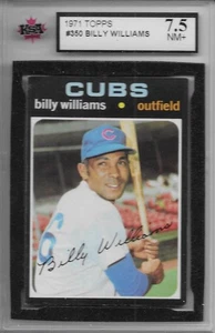 1971 TOPPS BASEBALL Billy Williams #350 KSA 7.5 NM+ Chicago Cubs - Picture 1 of 2