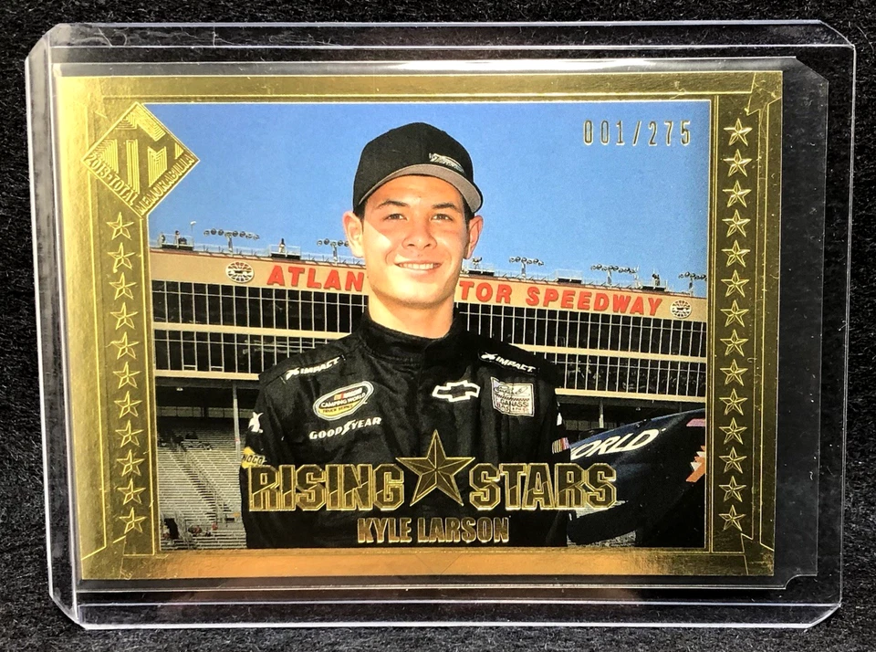 Kyle Larson RC 2013 Press Pass Total Memorabilia Rising Stars #1/275 First Made - Image 1 of 2