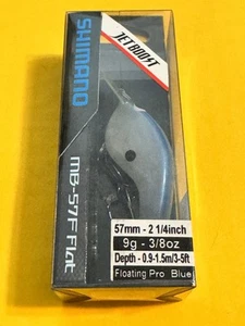 Shimano Macbeth Shallow Floating Crankbait 5’ Depth 3/8oz 2.25” Pro Blue - Picture 1 of 4