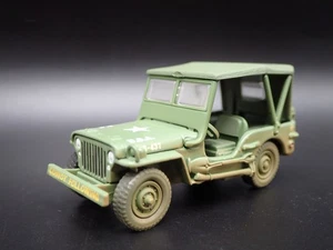 WWII WILLYS MB Jeep Esercito Militare Tokyo 1:64 Diorama Scala Modellino Auto - Foto 1 di 7
