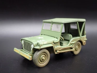 WWII WILLYS MB Jeep Esercito Militare Tokyo 1:64 Diorama Scala Modellino Auto - Immagine 1 di 4