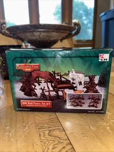 Lemax Split Rail Fence Village Collection Landschaft Akzente 6er Set - Bild 1 von 4