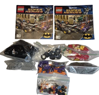 LEGO #6864 DC Universe The Batmobile and The Two Face Chase 100% Complete No Box - Image 1 of 4