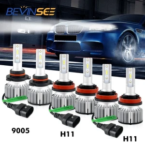 9005 H11 H8 LED Bulbs Fit Ford EcoSport 2018-2020 Bright High Low Beam Fog Light - Picture 1 of 10