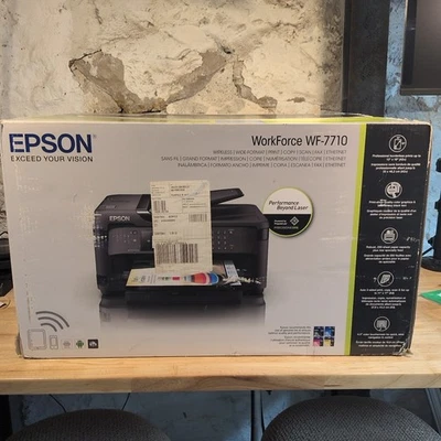 Epson WorkForce WF-7710 All-in-One Inkjet Wireless Printer, Scanner, Copy, Fax - Image 1 of 4