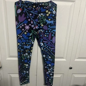 Jessie Zhao HIGH WAIST YOGA LEGGINGS IN NIGHT GARDEN Gr. M Moody Floral - Bild 1 von 4