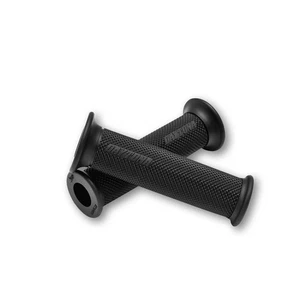 Manopole DAYTONA D - BASE black diametro Ø7/8" - 22 mm in gomma universali - Picture 1 of 1