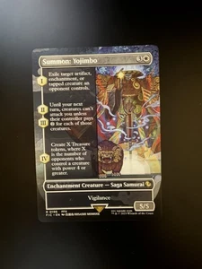 MTG Final Fantasy Evocazione Inglese: Yojimbo Borderless 0196 Non Foil - Foto 1 di 2
