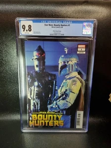 CGC 9.8 STAR WARS BOUNTY HUNTERS #1 1:10 MOVIE VARIANT BOBA FETT IG88 - Picture 1 of 3