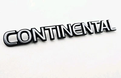 LINCOLN CONTINENTAL EMBLEM LOGO BADGE SIGN SYMBOL OEM CHROME - Image 1 of 3