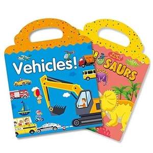 Reusable Sticker Book for Kids, 2 Sets Educational Learning Toys Travel - Picture 1 of 8