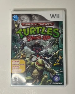 Teenage Mutant Ninja Turtles: Smash-Up (Nintendo Wii, 2009) CIB w/ Comic Tested - Picture 1 of 11