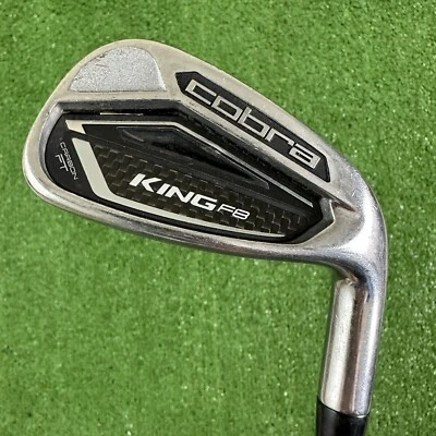 Cobra King F8 Carbon FT 8 Iron Stiff Flex True Temper XP 90 Steel RH -1” Short - Image 1 of 4