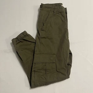 Levi's Premium Cargo Pants Joggers Olive Green Size Mens 25 - Picture 1 of 14