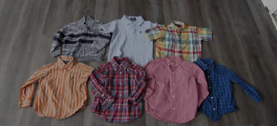 Boys Sz 2 2T Shirt Lot RALPH LAUREN JANIE & JACK NAUTICA Excellent 7 Total - Изображение 1 из 4
