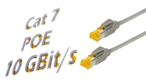 Hochflexibles Cat7 Dätwyler Patchkabel Netzwerkkabel - Hirose TM31 Cat6A Stecker - Bild 1 von 1
