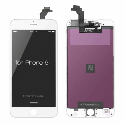 For iPhone 6 4.7" LCD Display Screen Replacement Touch Digitizer Assembly White - Image 1 of 4