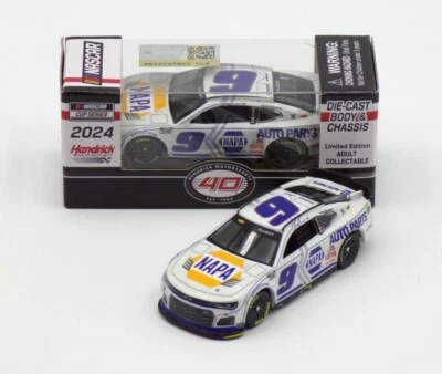 2024 CHASE ELLIOTT #9 Napa White 1:64 Diecast Chassis - Image 1 of 4