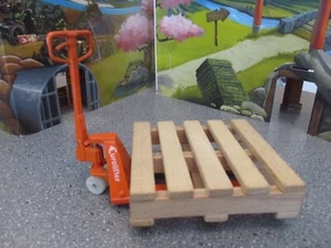 PALLET JACK NARANJA DE CUROLITTER ESCALA ELEVADOR FUNDIDO A PRESIÓN LIMPIO - Imagen 1 de 4