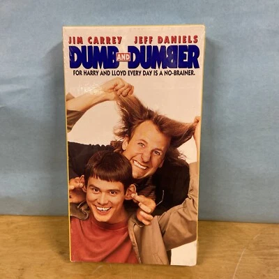 DUMB AND DUMBER  VHS New Sealed Movie Jim Carrey Jeff Daniels Wow Rare Look - Image 1 of 4