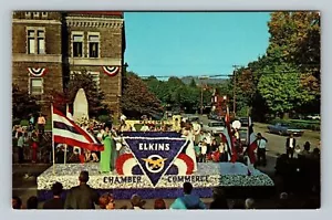 Elkins WV, Chamber Float, Grand Feature Parade, West Virginia Vintage Postkarte - Bild 1 von 2