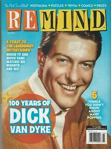 Remind Magazine April 2025 100 Years of Dick Van Dyke Mary Poppins NEW No Label - Imagen 1 de 2