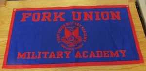 Forcella Unione Accademia Militare Forcella Unione Virginia Striscione Feltro Lana 35" x 17,5" - Foto 1 di 3