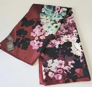New, Vince Camuto women's One Size  floral scarf in Potent plum - Picture 1 of 6