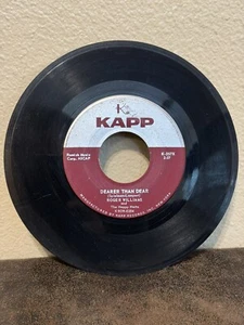 50'S & 60'S Promos 45 Roger Williams - The Key To The Kingdom / Dearer Than Dear - Picture 1 of 2