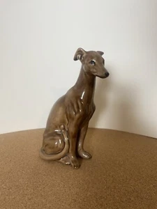 Vintage Porcelain Tilso Japan Greyhound Dog Figurine  Hand Painted  - Picture 1 of 11