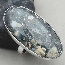 Brecciated Mookaite Gemstone Ethnic Handmade Gift Ring Jewelry US Size-9 R-2216