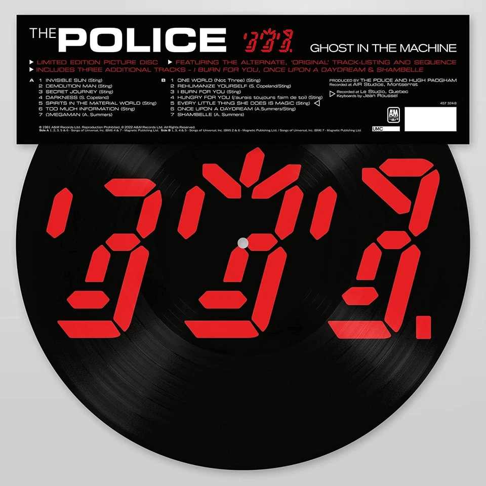 The Police - The Police Ghost In The Machine LTD LP [VINYL] - image 1 of 1