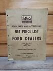 FoMoCo Net Price List For Ford Dealers Parts And Accessories 1928-1951 Form 3636