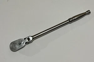 Snap-On FLF80 3/8 Drive Fine Tooth Dual 80 Flex-Head Ratchet 11-1/2" Long Handle - Picture 1 of 11
