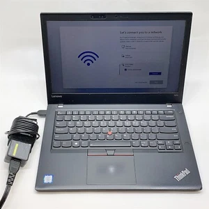 Lenovo ThinkPad T470 Laptop i7 7600U 2.80GHZ 14" FHD 16GB 256GB SSD Windows 11 - Picture 1 of 12