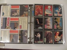 KISS Donruss CARDS Series 1 - 2 - 3 - ROCK STARS - PLUS PAGES & BINDER - RARE!